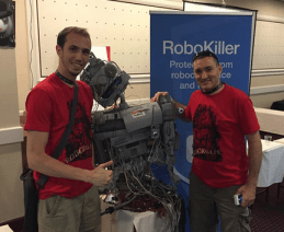 Contest Winners Ethan Garr and Bryan Moyles at DEF CON 23